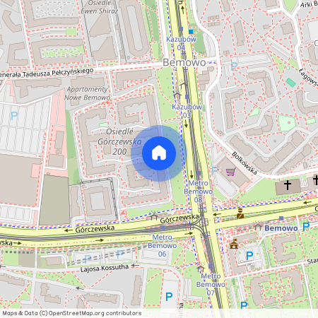 ul. Górczewska 200A, Górce, Bemowo, Warszawa, mazowieckie