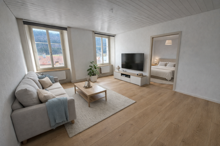 St-Imier, bright 2.5-room apartment on the 1st floor - Foto 3