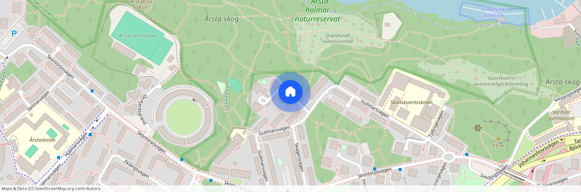 Marviksvägen, Årsta