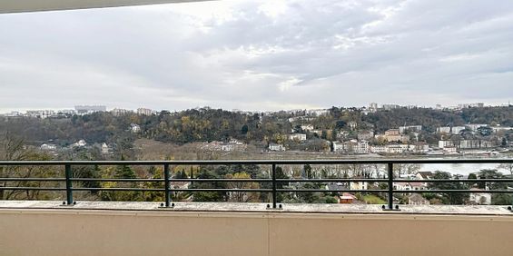 Lyon 9ème : Vue Saône T4 avec terrasse, balcon et garage double - Photo 3