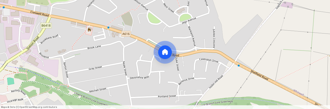 Creswell Road, Clowne S43