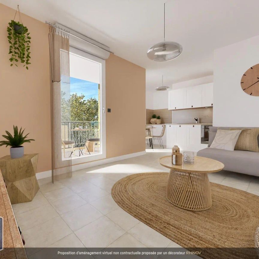 Appartement à louer 2 pièces 36.28m² - Photo 1