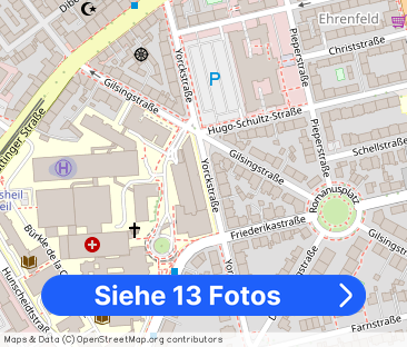 Altbaucharme mit Balkon - direkt beim Bergmannsheil! - Foto 1