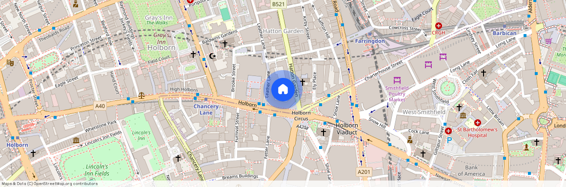 Hatton Garden, Farringdon, London, EC1N