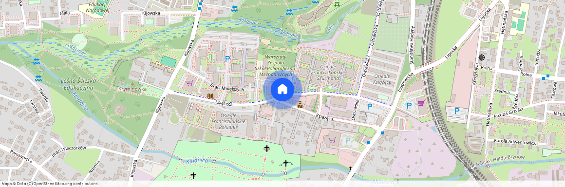 ul. Książęca 22, Ligota-Panewniki, Katowice, śląskie