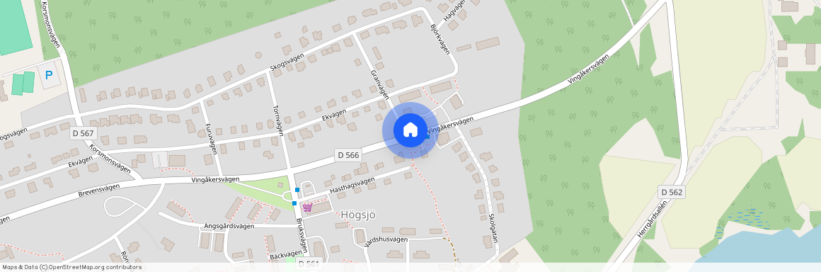 Vingåkersvägen, Högsjö