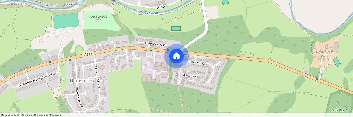 Oakwell Court, Hamsterley Colliery, Newcastle upon Tyne, Durham, NE17