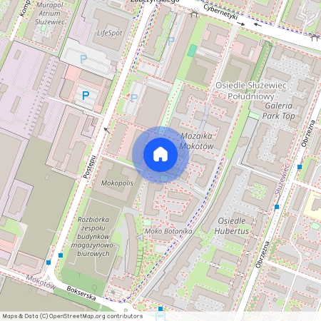 ul. Pęcherska, Służewiec, Mokotów, Warszawa, mazowieckie