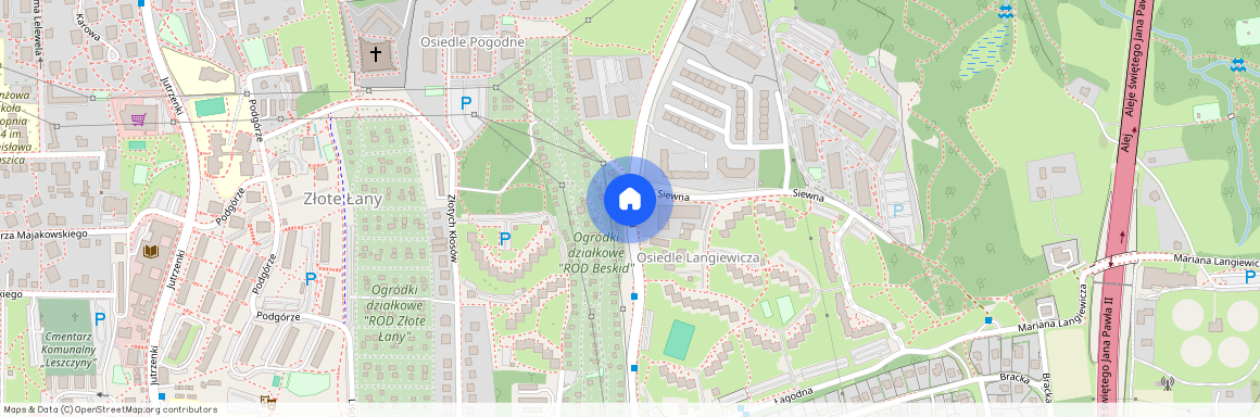 ul. Urodzajna, Złote Łany, Bielsko-Biała, śląskie