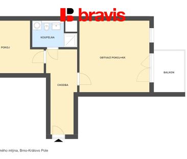 Pronájem bytu 2+kk 54 m² - Photo 4