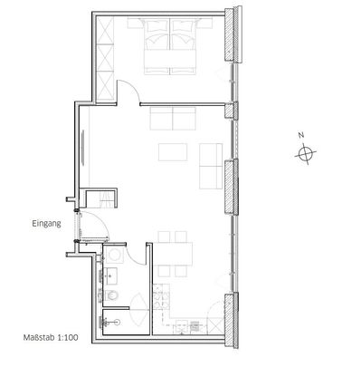 2-Zimmer-Wohnung im höchsten Wohnhaus Stuttgarts - Photo 1