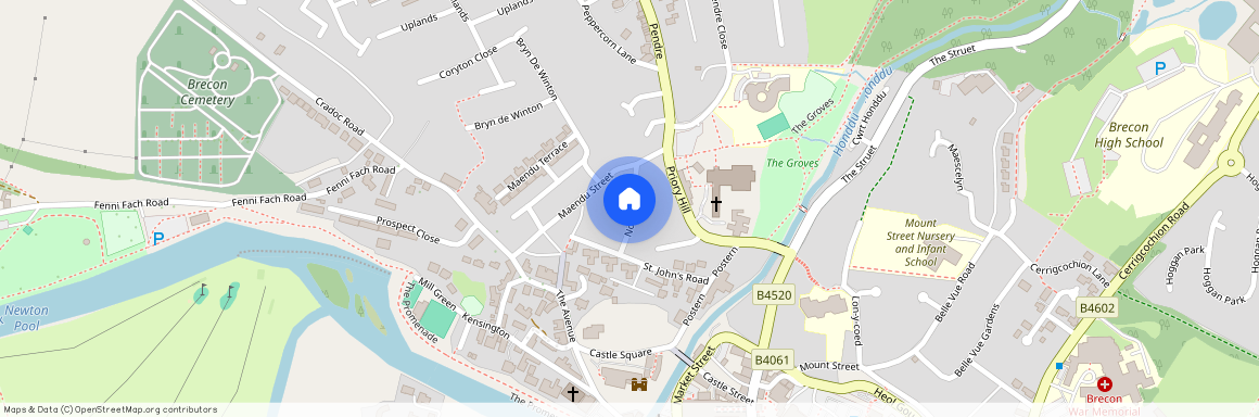 North Road, Brecon, LD3