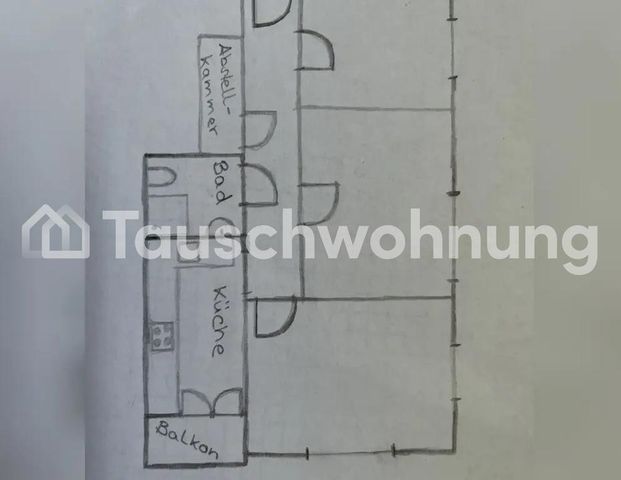 TAUSCHWOHNUNG zentrale 3Zi. mit Balkon - Foto 1