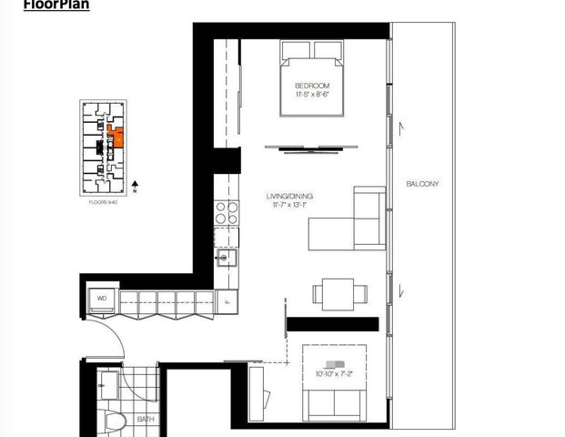 For Lease - 50 Charles Street Unit# 3413, Toronto, Ontario - Photo 1