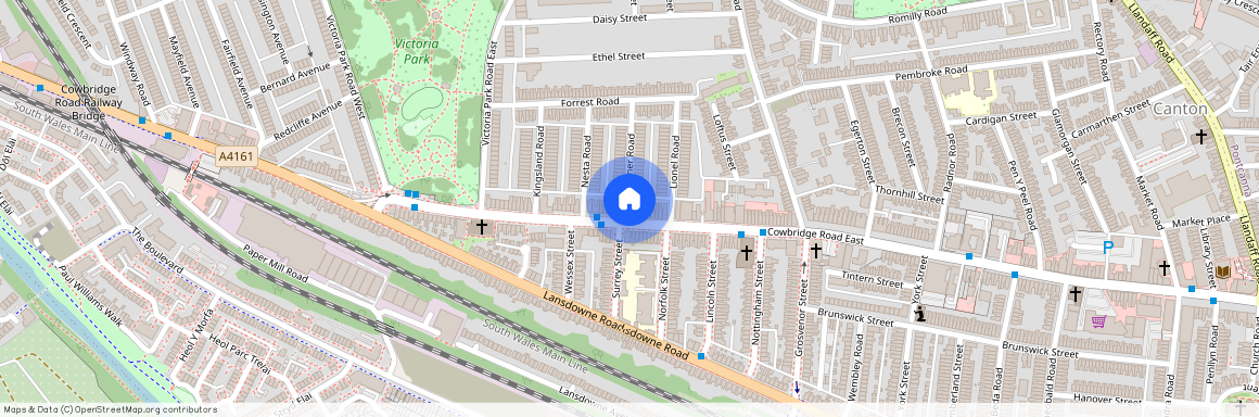 CF5 1JJ Canton, Wales, Cardiff