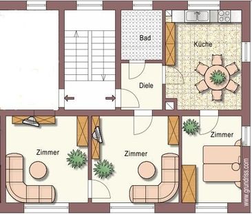 Einladende 3- Zimmerwohnung mit Einbauküche in der Paulsstadt - Photo 3