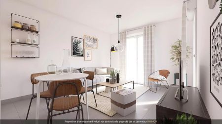 location Appartement T2 DE 40.4m² À VILLEURBANNE - Photo 2