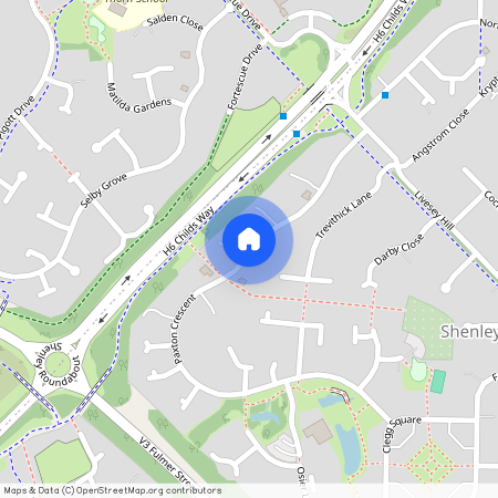 Paxton Crescent, Shenley Lodge