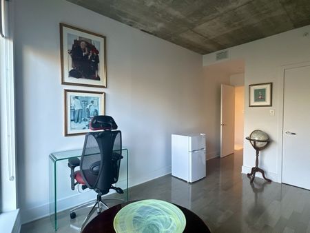 Le Canal : condo de 1200 pc, 2 chambres, 2 salles de bain avec stationnement intérieur, offert en location semi-meublé - Photo 4