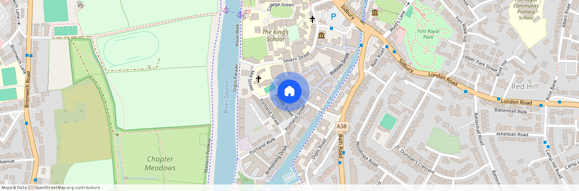 Mill Street, Diglis, Worcester, WR1