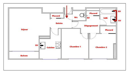 3 pièces - Meublé - 60 m² - 4ème étage - Colocation non autorisée - Photo 5