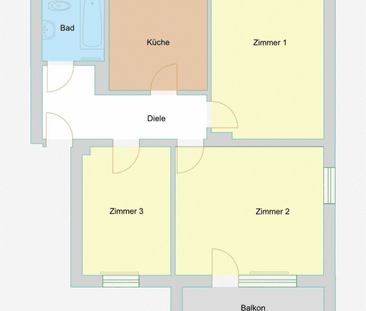 Sanierte 3-Zimmer-Wohnung in Fürstenau zu vermieten! - Photo 6