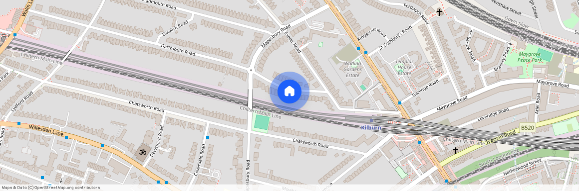 Dartmouth Road, Mapesbury, London, NW2