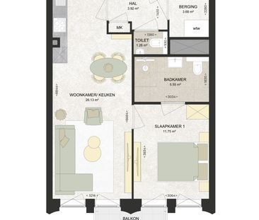Appartement te huur: Kennedylaan 228 2035 TR Haarlem - Foto 1