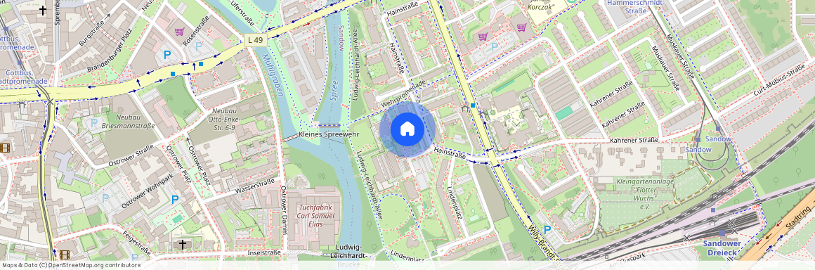 Hainstr. 23, 03042 Cottbus, Sandow