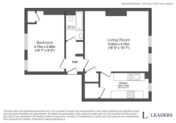 1 bedroom apartment to rent Newtown Street, Leicester, Leicestershire, LE1 - Photo 1