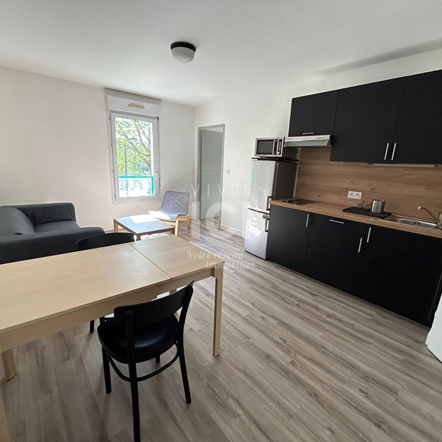 A Louer Appartement Nantes Meublé 2 Pièce(s) 32.46 M2 + Place De Parking Sécurisée - Photo 1