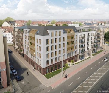 Wohnen im LÖBTAUER TOR! 2-Zimmer Neubauwohnung mit EBK - Foto 6