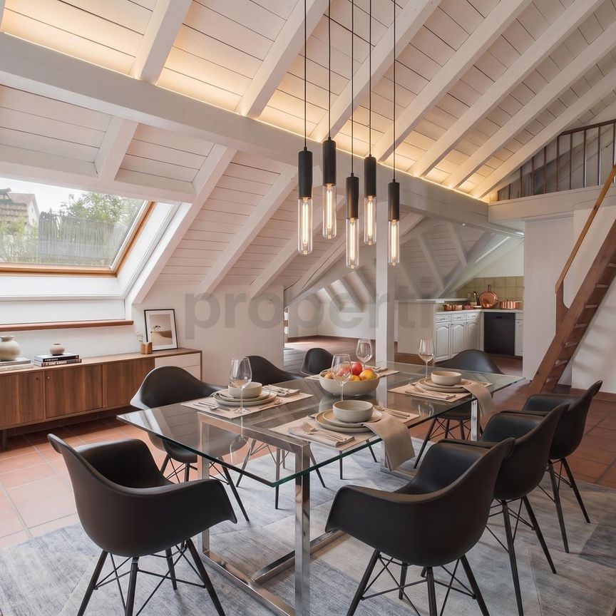 Ruhige Dachwohnung mit Balkon und planbaren Nebenkosten in Beringen - Photo 1