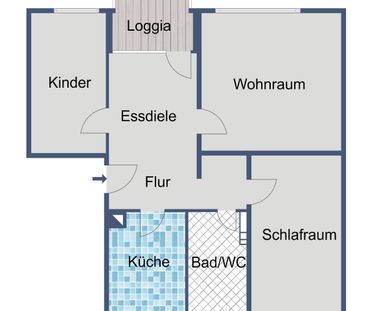 Geräumige Wohnung mit Balkon - Photo 2