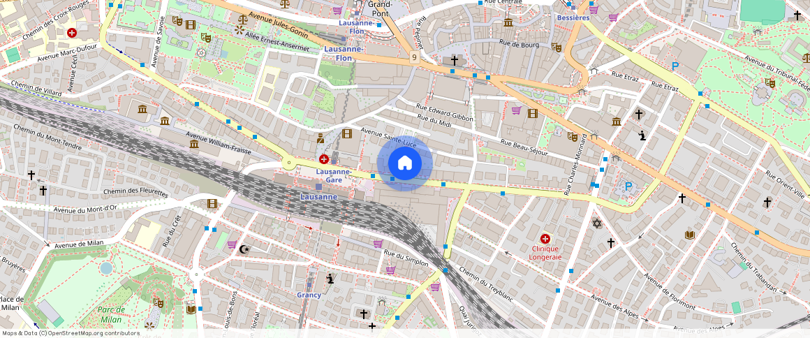 Avenue de la Gare **, 1003, Lausanne