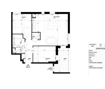 Location Appartement 3 pièces 63m² BUSSY ST GEORGES 77600 - Photo 2