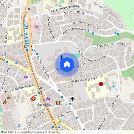 Via Santa Bernadette, Rome, Lazio 00167