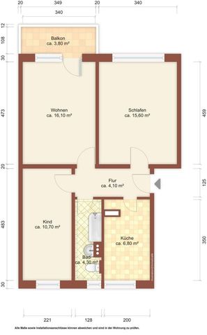 Badezimmer-Upgrade! 3-R.-WE m. Balkon in Löbau! - Photo 3