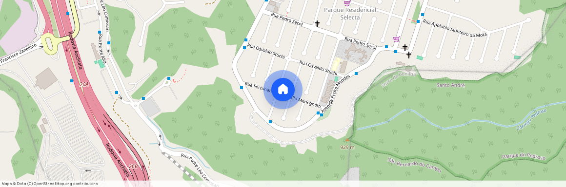 Rua Fortunata Bernardello Meneghetti, Montanhão, São Bernardo do Campo