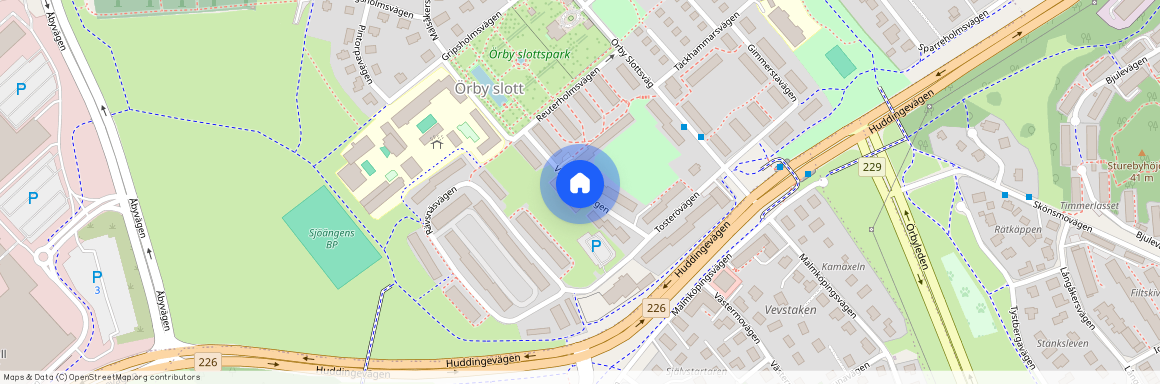 Vibyholmsvägen, Älvsjö