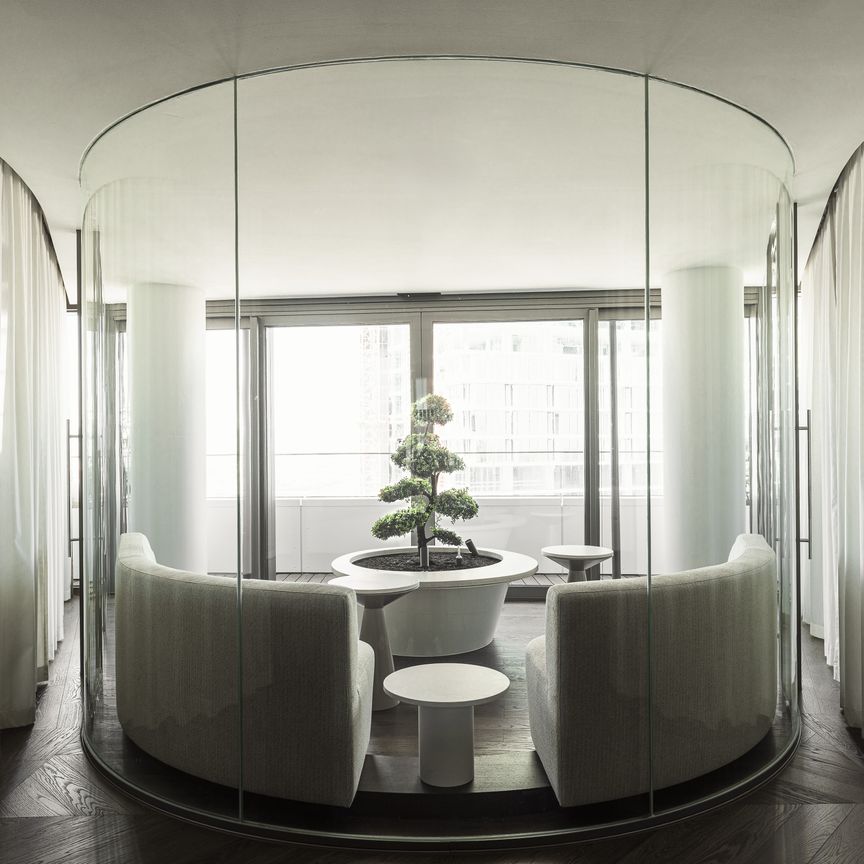 42. Etage: Möbliert - Gym, Pool und Wellnes: Den schönsten Ausblick mit Sonneuntergang auf Kahlenberg - Photo 1