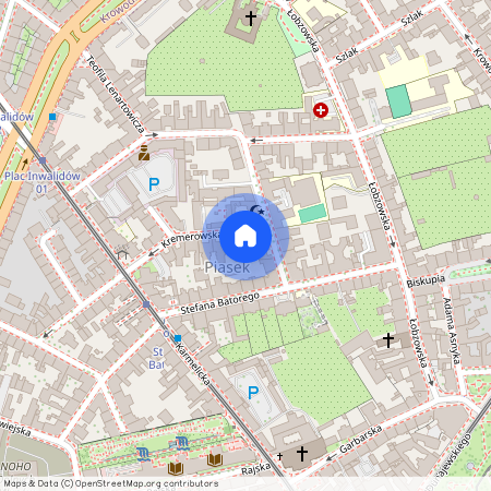 ul. Kremerowska, Piasek, Stare Miasto, Kraków, małopolskie