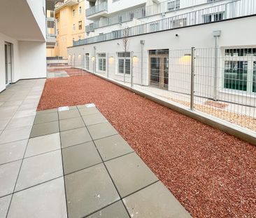 Hofseitige 2-Zimmer-Garten-Wohnung mit Loggia und Terrasse - Neubau... - Photo 2