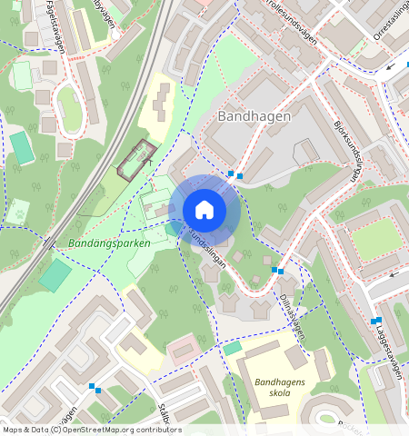 Björksundsslingan **, Bandhagen