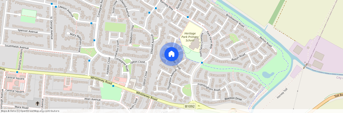 Portchester Close, Peterborough, Cambridgeshire, PE2