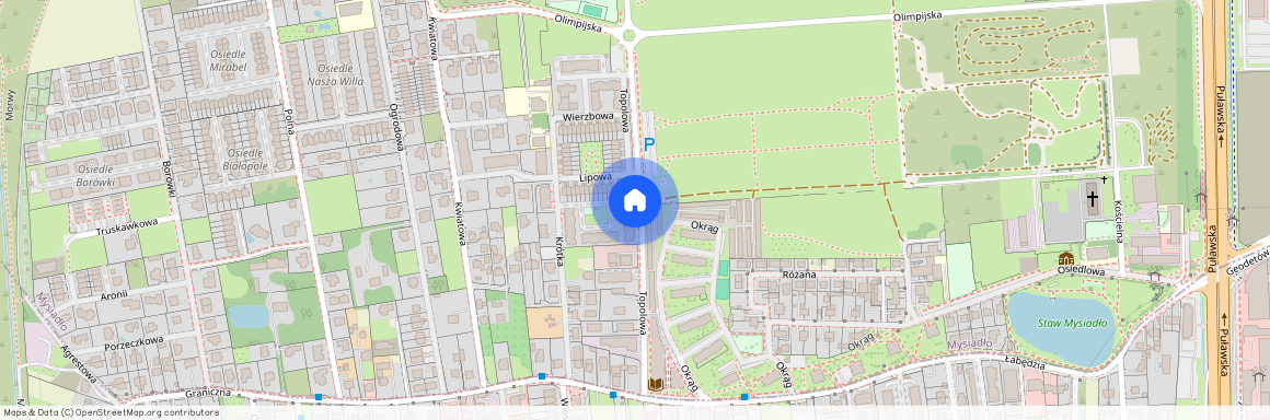 ul. Topolowa, Mysiadło, Lesznowola, piaseczyński, mazowieckie