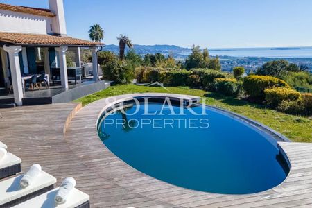 Villa avec piscine et vue panoramique baie de Cannes et Estérel - Photo 4