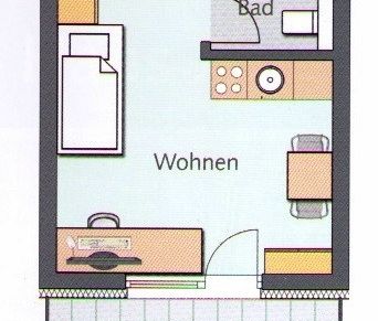 Voll möbliertes Studenten - Apartment (mit EBK) in der Goethestraße! - Photo 5