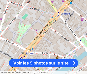 Avenue de Flandre, Paris - Photo 1