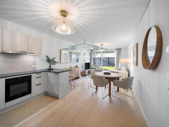 ANIÈRES – MOBILIERTES APARTMENT MIT GARTEN - Photo 1